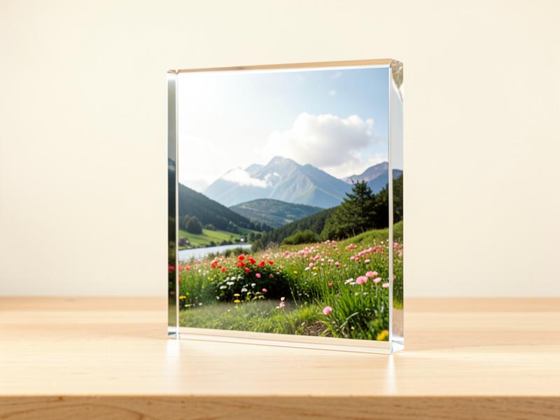 Ảnh mẫu Ảnh tráng gương bo viền